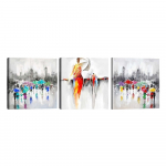 Komplekt 3 maali Dancing in the Rain - Tablo Center