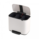 Valge astmeline terasest pr&uuml;gikast sorteeritud j&auml;&auml;tmete jaoks 33 l Bo - Brabantia