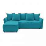 T&uuml;rkiissinine nurgadiivanvoodi (vasak nurk) Leon &ndash; Bobochic Paris