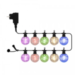 Valguskett pirnide arv 10 tk pikkus 300 cm Luke - Sirius