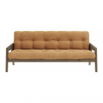 Corduroy diivanvoodi sinepist 204 cm Grab Carob - Karup Design