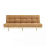 Corduroy diivanvoodi sinepist 190 cm Lean - Karup Design
