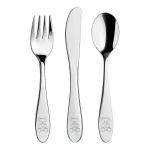 Roostevabast terasest laste s&ouml;&ouml;giriistad h&otilde;bedast 3 tk - Orion