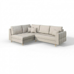 Kreemjas nurgas diivan (vasakpoolne nurk) Ariella - Ropez