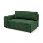 Roheline velvetist diivanimoodul, vasak nurk Nihad modular - Bobochic Paris