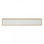 Valge-puiduv&auml;rvi tammedekooriga telekakapp 133x22 cm Mistral - Hammel Furniture