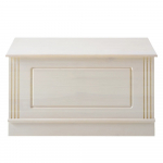 Valge m&auml;nnipuidust laegas 80x45 cm Anita - St&oslash;raa