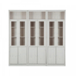 Valge m&auml;nnipuidust vitriinkapp 518x223 cm Anita - St&oslash;raa