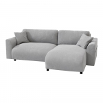 Helehall sametist nurgadiivan (muutuv) Lorine - Ropez