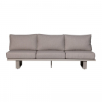 Hall-beež polsterdatud aiadiivan Bear - WOOOD