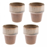 Beežid espressotassid komplektis (4 tk, 100 ml, kivikeraamika) Tone &ndash; Dakls