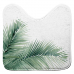 Valge-roheline WC-vaip 45x45 cm Havane - douceur d'int&eacute;rieur