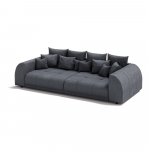 Tumehall velvetist diivanvoodi 310 cm Vanessa - Ropez