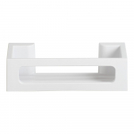 Matt valge plastikust vannitoariiul (ilma puurimiseta)s Turbo-loc Bralia - Wenko