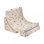 Helepruun buklee/&scaron;enillkangast laste kott-tool Terrazzo Moon - Wigiwama