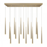 Kuldne LED-rippvalgusti Cala - Trio Select