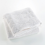 Valge-beež voodikatte ja padjap&uuml;&uuml;ri komplekt 220x240 cm Cassandra - douceur d'int&eacute;rieur