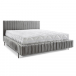 Hall polsterdatud kaheinimesevoodi koos panipaiga ja voodip&otilde;hjaga 140x200 cm Plissa - ELTAP