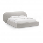 Helehall polsterdatud kaheinimesevoodi koos panipaiga ja voodip&otilde;hjaga 180x200 cm Ovalo - Micadoni