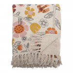 Puuvillaseguga tekk 130x160 cm Vivielle - Bloomingville