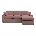 Roosa velvetist nurgadiivan Belair - Bobochic Paris