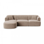 Helepruun sametist nurgadiivan (vasak nurk) Campi - Cosmopolitan Design