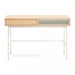 T&ouml;&ouml;laud tammepuust pealispinnaga 60x120 cm Yoko - Teulat