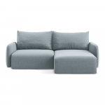 Sinine sametist panipaigaga nurgadiivanvoodi (parem nurk) Kalena - Makamii