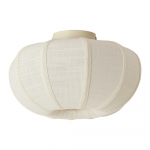 Kreemikas laelamp tekstiilvarjuga &oslash; 30 cm Zosia - Light & Living