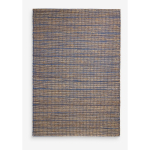 Sinine k&auml;sitsi kootud džuudiseguga vaip 160x230 cm Hurley - MADE