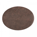 Tumepruun kunstnahast taldriku alusm&uuml;ts , 33 x 45 cm Troja - ZicZac