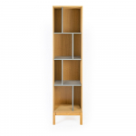 Hall raamaturiiul tammepuust 45x185 cm AbbeyWood - Woodman