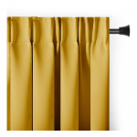 Kollane pimendav termokardin 140x245 cm Pleat - Restilo