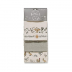Komplekt 3 puuvillast k&ouml;&ouml;gir&auml;tikut Country Animals - Cooksmart &reg;