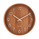 Pruun lubjapuust seinakell V&auml;ike, &oslash; 22 cm Pure - Karlsson