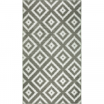 Helepruun ja kreemikas pestav vaip 150x80 cm - Vitaus