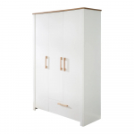 Valge laste riidekapp 139x200 cm Ava - Roba