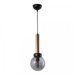 Klaasist varjuga rippvalgusti &oslash; 15 cm Cota &ndash; Squid Lighting