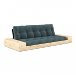 Sinine velvetist diivanvoodi 244 cm Base - Karup Design