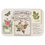 Lauamatt 28.5x44 cm Les Fleurs - douceur d'int&eacute;rieur