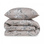 Pruun voodipesu kaheinimesevoodile Renforc&eacute; puuvillast 240x220 cm Chicory - Mijolnir