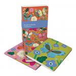 M&auml;rkmikud 64 lehek&uuml;lge A6 formaadis 3 tk Butterfly Garden - Roger la Borde