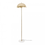 Kuldne p&otilde;randalamp metallist varjuga (k&otilde;rgus 154 cm) Waved - Leitmotiv