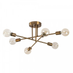 Kuldne laevalgusti 64x64 cm Flower - Opviq lights