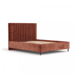 Pruun polsterdatud kaheinimesevoodi panipaigaga 180x200cm Etero - Maison de R&ecirc;ve