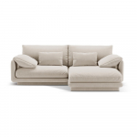 Valge bukleekangast nurgadiivan (parem nurk) Torino - Micadoni Home