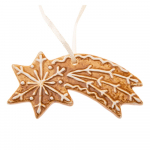 Keraamiline j&otilde;ulukaunistus 9 cm Gingerbread Comet &ndash; Dakls