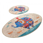 Vannitoamatid 2tk komplektis 60x100 cm Etnic - Foutastic