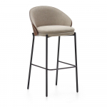 Pruun-beež baaritool (istme k&otilde;rgus 77 cm) Eamy - Kave Home