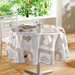 Pestav PVC laudlina &oslash; 160 cm Cosy Coeur - douceur d'int&eacute;rieur